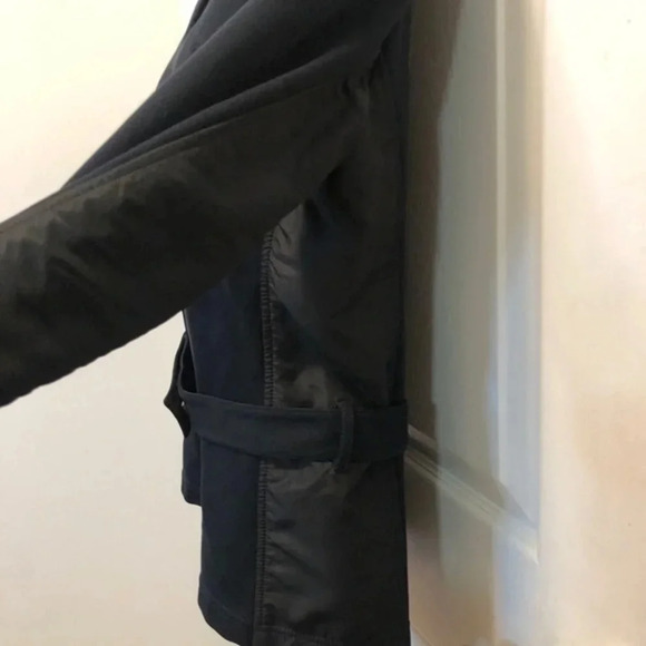 Magaschoni Belted Hooded Sweatshirt Jacket M - Picture 8 of 15